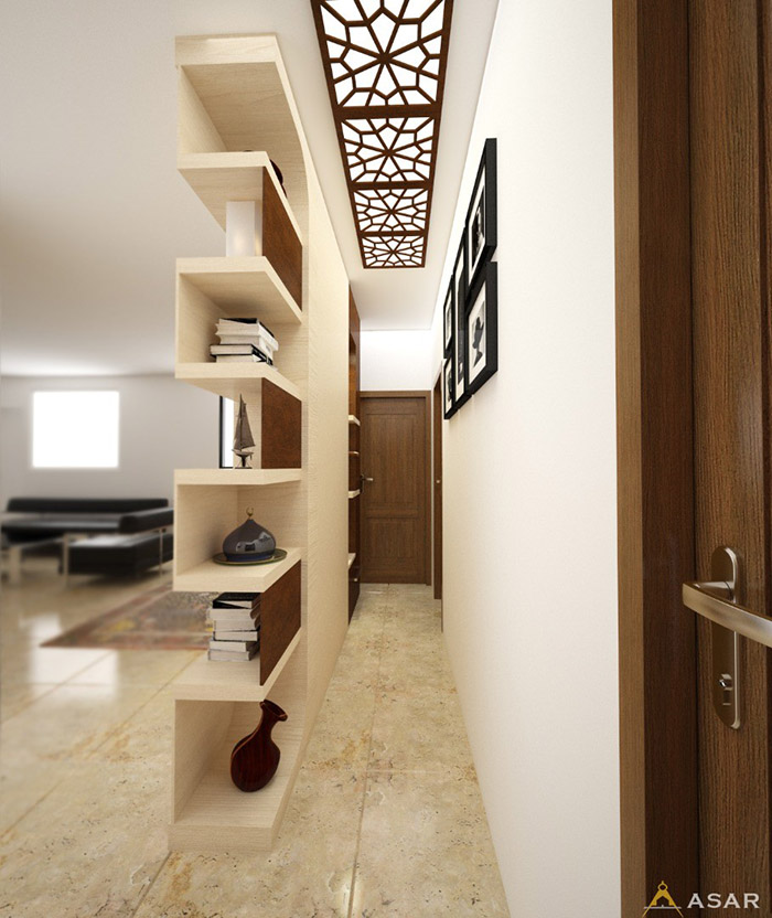 Corridor design with a small width
